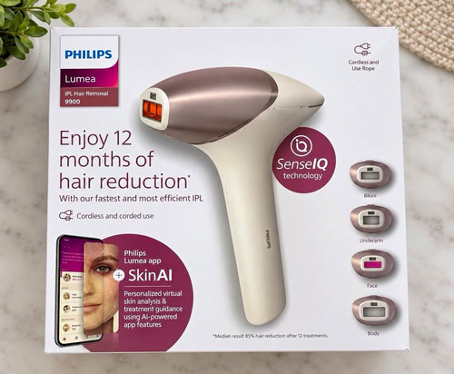 Philips lumea 9900 ipl - philips, hair